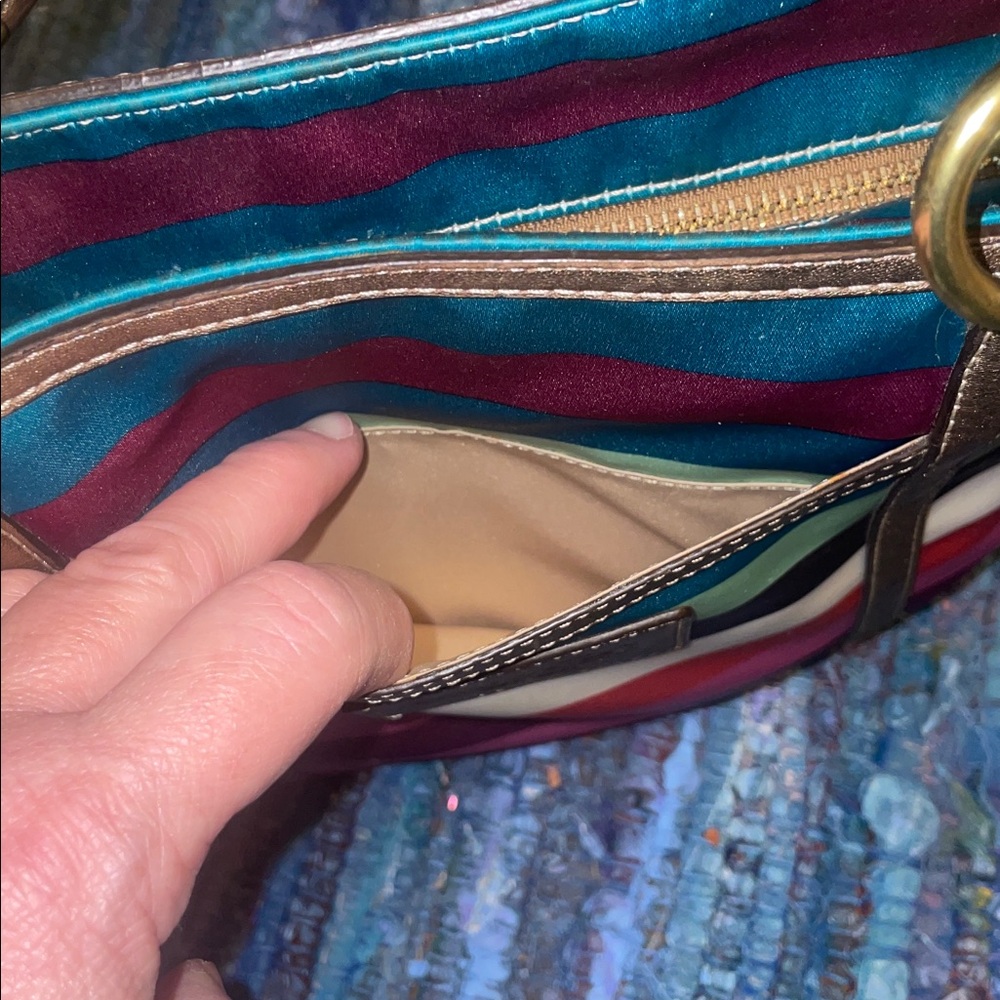 Coach Multicolor Striped Legacy Bag - Picture 6 of 16